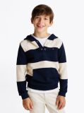 Multi Stripe Snap-Button Hoody  Boys