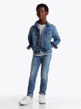 Blue Vintage Faded Straight Leg Jeans  Boys