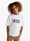 White Flag Slogan T-Shirt  Boys
