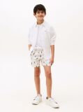 Multi Print Woven Linen Blend Shorts  Boys