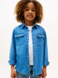 Denim Mid Wash Denim Shirt  Boys