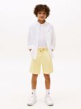 Yellow Tonal Flag Embroidery Sweat Shorts  Boys
