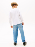 White Essential Jersey Long Sleeve T-Shirt  Boys
