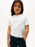 White Contrast Logo Graphic T-Shirt  Boys