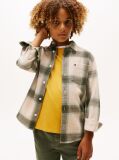 Multi Regular Fit Waffle Knit Check Shirt  Boys