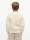 Beige Heritage Flag Chunky Knit Jumper  Boys