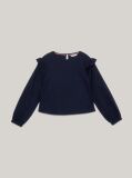 Blue Essential Polka Dot Broderie Anglaise Blouse  Girls