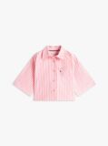 Multi Essential Relaxed Fit Stripe Short Sleeve Shirt  Girls