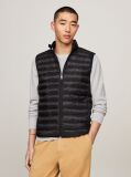 Black PACKAGING QUILTED VEST FROM RECYCLED MATERIALS  Men