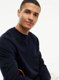 Blue Fleece Crew Neck Sweatshirt  Men