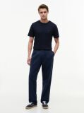 Blue Interlock Knit T-Shirt  Men