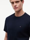 Blue Interlock Knit T-Shirt  Men