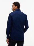 Blue Flex Slim Fit Poplin Shirt  Men