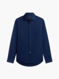 Blue Flex Slim Fit Poplin Shirt  Men