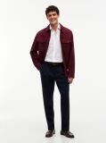 White Flex Slim Fit Poplin Shirt  Men