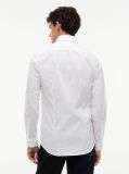 White Flex Slim Fit Poplin Shirt  Men