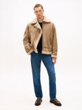 Blue Denton Whiskered Straight Leg Jeans  Men