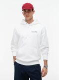 White Back Graphic Relaxed Terry Hoody  Men