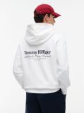 White Back Graphic Relaxed Terry Hoody  Men