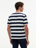 Multi Mixed Stripe Relaxed Jersey T-Shirt  Men