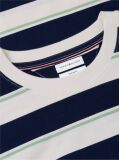 Multi Mixed Stripe Relaxed Jersey T-Shirt  Men