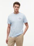 Blue Logo Jersey Crew Neck T-Shirt  Men