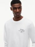 White Logo Long Sleeve T-Shirt  Men