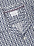 Multi Regular Linen Blend Print Short Sleeve Shirt  Men
