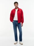 Blue Denton Straight Leg Jeans  Men