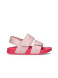 Pink Hook And Loop Sandals  Girls