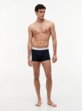 Blue 3-Pack Signature Repeat Logo Waistband Trunks  Men