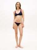 Blue Classic Side Tie Bikini Bottoms  Women