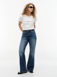 White ORGANIC COTTON T-SHIRT AND LOGO  Women