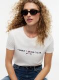 White ORGANIC COTTON T-SHIRT AND LOGO  Women