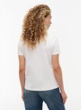 White ORGANIC COTTON T-SHIRT AND LOGO  Women