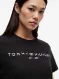 Black Logo Crew Neck T-Shirt  Women
