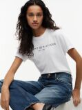 White Logo Crew Neck T-Shirt  Women