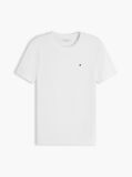 White Flag Embroidery Ribbed Slim T-Shirt  Women