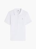 White 1985 Slim Pique Polo  Women
