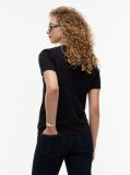 Black Regular Crew Neck T-Shirt  Women