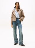 Blue High Rise Relaxed Bootcut Jeans  Women