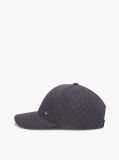 Black Corporate Flag Jacquard Baseball Cap  Men