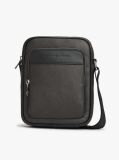 Black Hilfiger Flag Mixed Texture Dome Backpack  Men