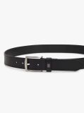 Black Denton Leather Belt  Men