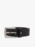 Black Denton Leather Belt  Men