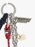 Multi Multiple Logo Charm Keyring  Women