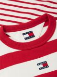 Multi Tommy Badge Stripe Relaxed Sweatshirt  Women