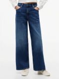 Denim Mid Rise Loose Wide Leg Jeans  Women