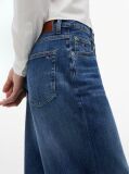 Denim Mid Rise Loose Wide Leg Jeans  Women