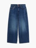Denim Mid Rise Loose Wide Leg Jeans  Women